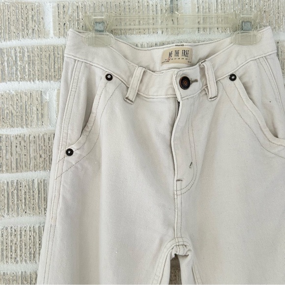 FREE PEOPLE Off White Denim Boot Cut Jeans - Picture 2 of 12